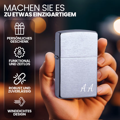 Original Zippo Feuerzeug mit individuellen Initialen