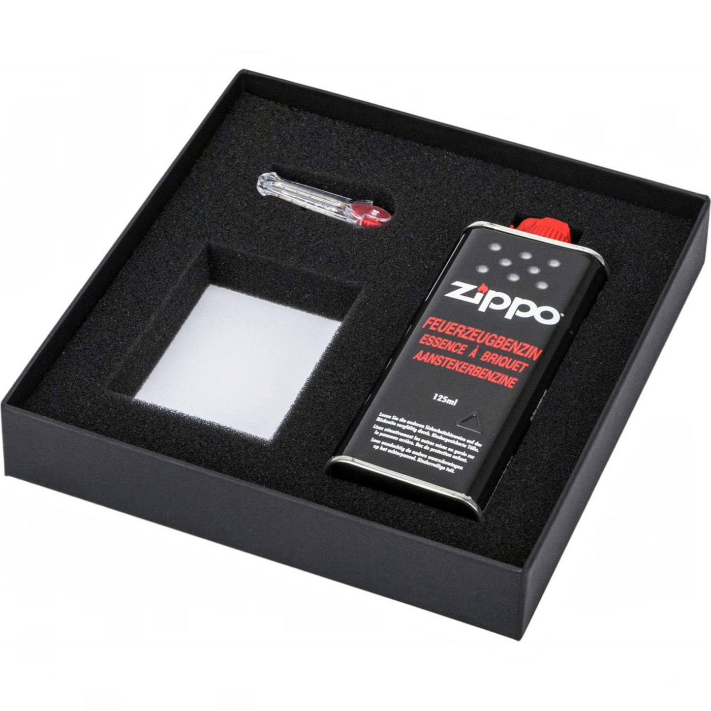 Original Zippo Geschenkset ohne Feuerzeug | Benzin & Feuersteine