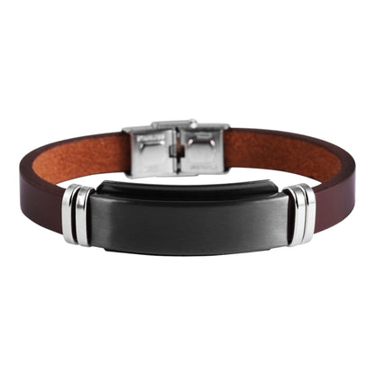 Lederarmband mit individueller Gravur