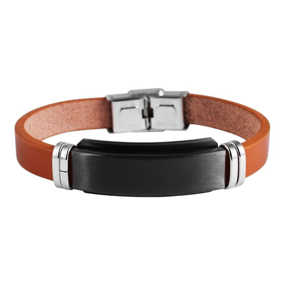Lederarmband mit individueller Gravur
