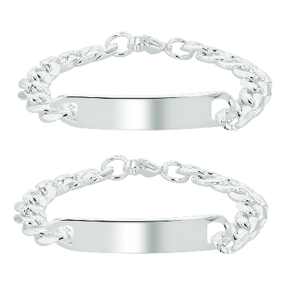 Partnerarmbänder mit Gravur – Personalisiert aus Edelstahl
