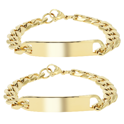Partnerarmbänder mit Gravur – Personalisiert aus Edelstahl